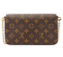 Felicie Pochette, &pound;850, Handbags, Brown, Canvas, Back view